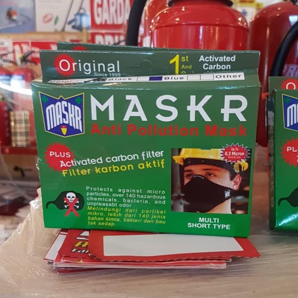 MASKER MASKR ANTI POLLUTION MASK MULTI SHORT TYPE BIKER MOTOR POLUSI