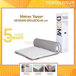 Lapisan Kasur / Pillow Top / Matras Topper Domi 120x200 tebal 6 cm