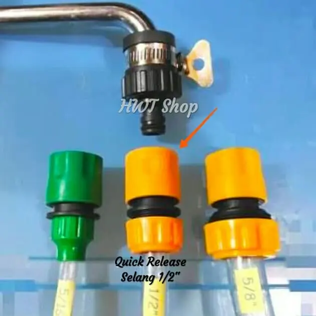 Magic Hose Joint 1/2" Sambungan Selang Air 1/2 inchi Ke Quick Release 2