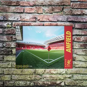 ANFIELD STADION LIVERPOOL SEPAK BOLA POSTER - HIASAN DINDING POSTER KA