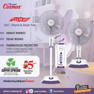 kipas angin berdiri cosmos 16SEN 2in1