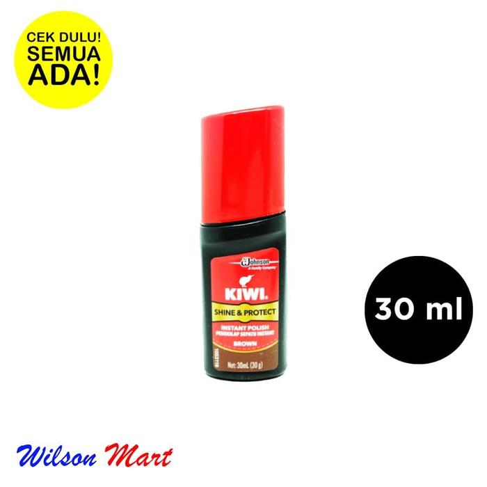 Gambar KIWI BROWN SHINE AND PROTECT INSTANT POLISH 30 ML dari Wilson Mart Kota Administrasi Jakarta Barat Tokopedia