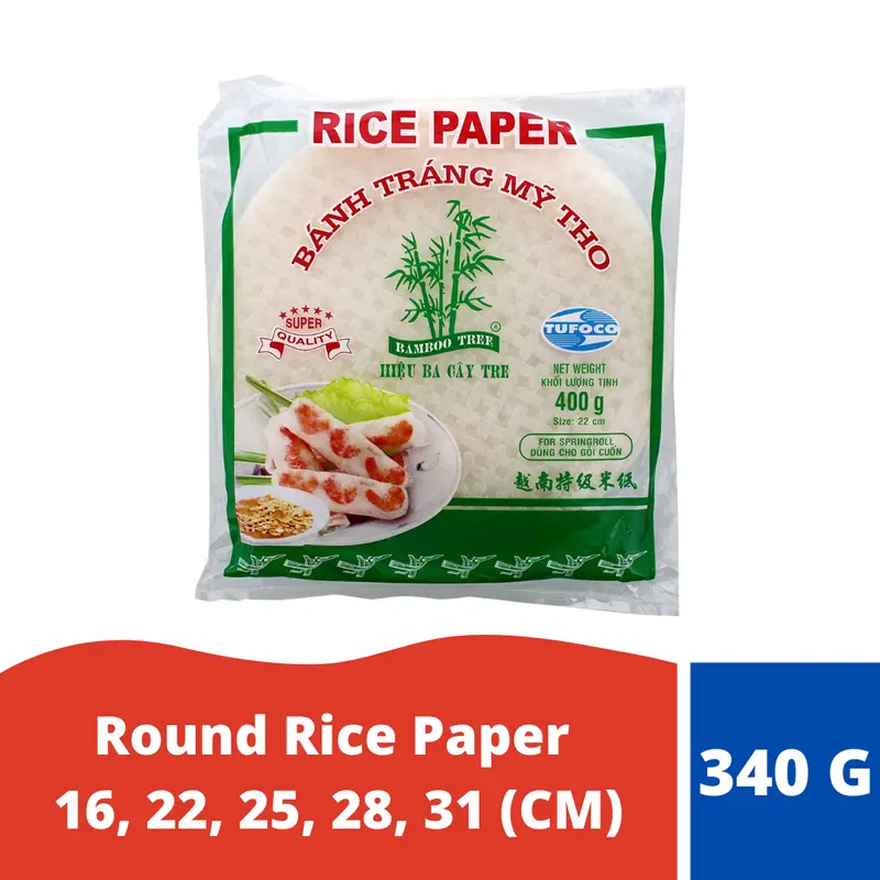 Tufoco Bamboo Tree Round Rice Paper 0