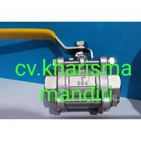 Gambar BALL VALVE THREE PIECE POLKA 1" dari CV Kharisma Mandiri Kota Surabaya 2 Tokopedia