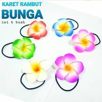 Gambar karet rambut bunga bali isi 6 dari charlotte bowtique Kota Administrasi Jakarta Barat 2 Tokopedia