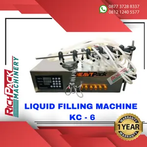 LIQUID FILLING MACHINE 6 NOZZLE MESIN PENGISI CAIRAN KC-6 HEAVYPACK