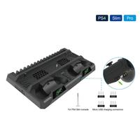 Gambar Dobe NEW Multifunctional Cooling Stand For PS4 Pro / PS4 Slim / Fat dari waroengame M2SQ Kota Administrasi Jakarta Utara 2 Tokopedia