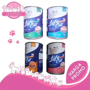 MAKANAN KUCING LIFE CAT WET FOOD 400 GR
