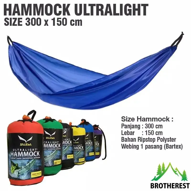 HAMMOCK AYUNAN GANTUNG SANTAI 300X150CM 0