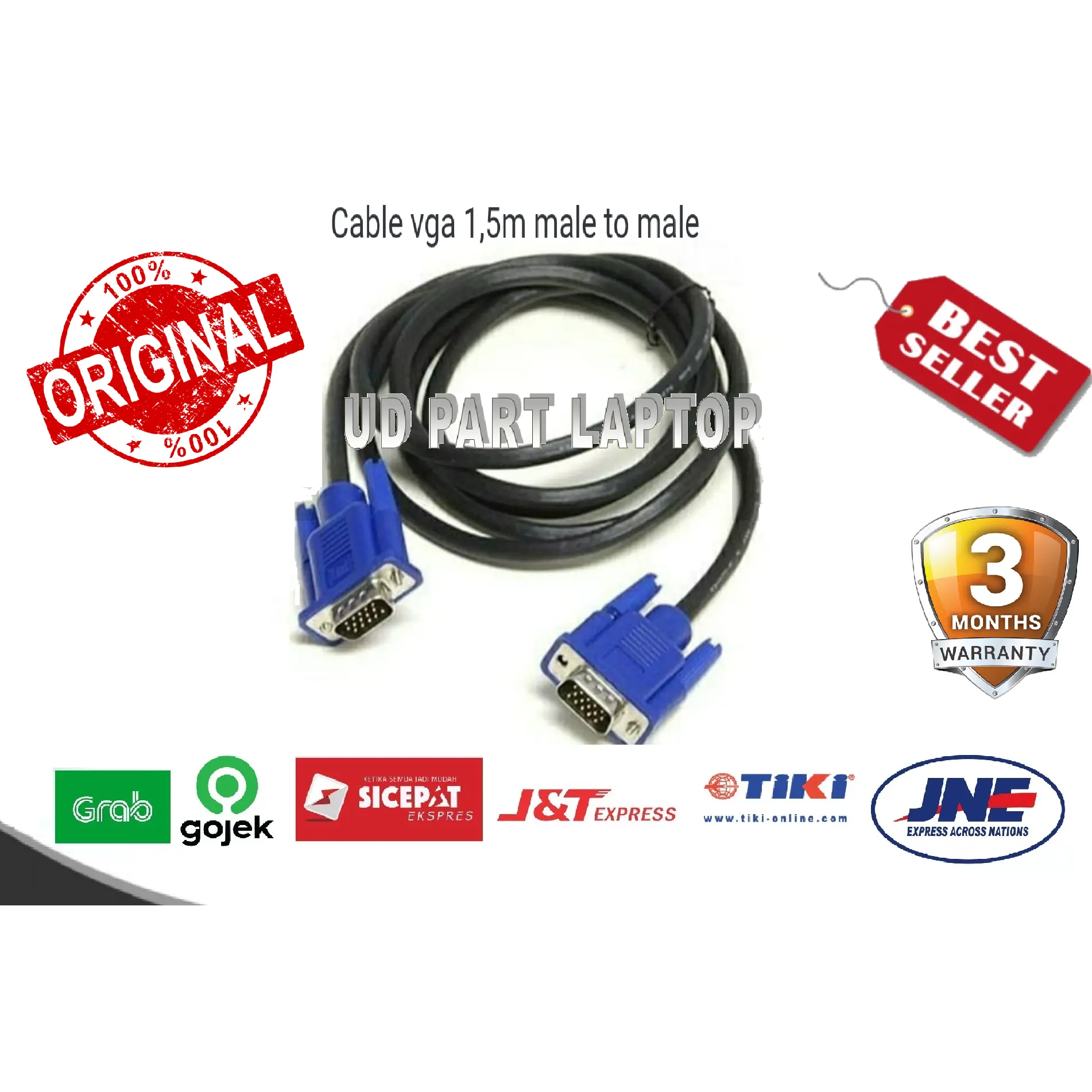 KABEL POWER VGA MONITOR