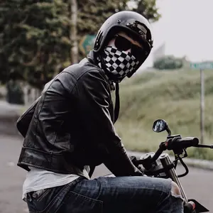 VENTOM Checkerboard - Masker Motor Bandana Scarf Multifungsi