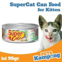Gambar Makanan kucing kecil Supercat Kitten 95gr kucing kaleng - Tuna dari Pets Kampong Kota Administrasi Jakarta Utara 3 Tokopedia