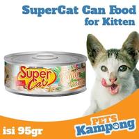 Gambar Makanan kucing kecil Supercat Kitten 95gr kucing kaleng - Tuna dari Pets Kampong Kota Administrasi Jakarta Utara 4 Tokopedia