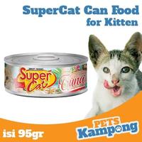 Gambar Makanan kucing kecil Supercat Kitten 95gr kucing kaleng - Tuna dari Pets Kampong Kota Administrasi Jakarta Utara 2 Tokopedia