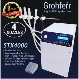 4 NOZZLE Liquid Filling Machine STX4000 mesin pengisi cairan botol