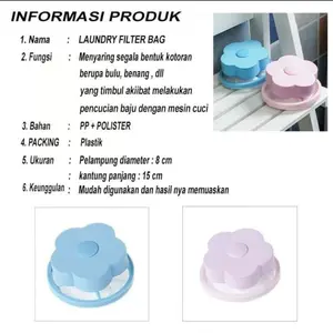 Kantong Penyaring kotoran Pakaian Mesin Cuci Bag Wilter Wash