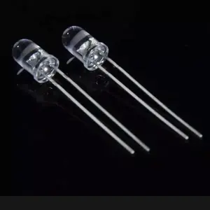 Lampu Led 5mm Clear Lampu Dioda Nyala Putih, Biru, Merah Dan Kuning (Harga Per 1pcs)