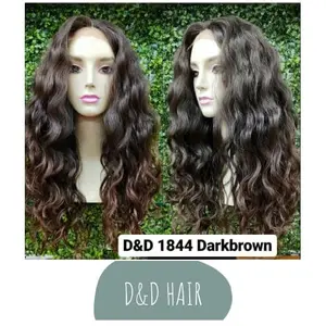 Wig Rambut - Wig wanita - Front Lace Wig - D&D1844 - Darkbrown