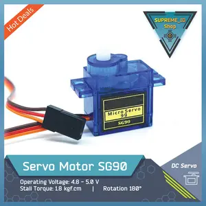 SG90 DC Servo Motor Precision Control 180 360 degree Rotation Continuous | RC Robotic Arduino Raspberry pi