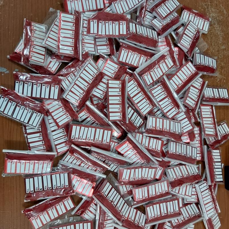 barcode lis harga kecil merah - Shop | Tokopedia