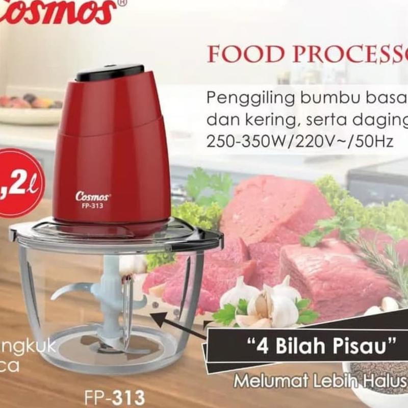 COSMOS : FOOD PROCESSOR / PELUMAT COSMOS FP 313 4 BLADE CHOPPER
