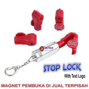 Stop Lock Ram Display Security With Text LOGO