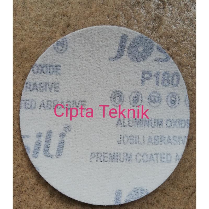 Amplas bulat Velcro 5 inchi grit 180 2