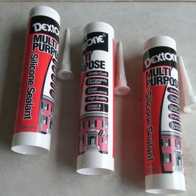 Dextone Silicone Sealent Lem Kaca Acetic Lem Sealant