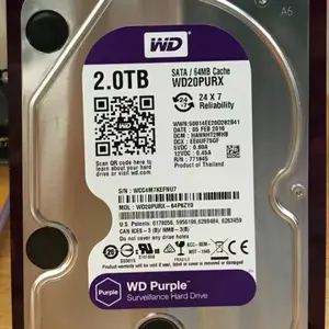 Hdd wd 2tb wd puple harddisk 2000gb internal bergaransi