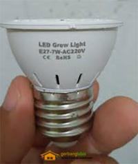 Gambar Lampu Led 7Watt Pengganti Sinar UV Matahari Tanaman Hidroponik dari PUROTANI.ID Kab. Purworejo 4 Tokopedia