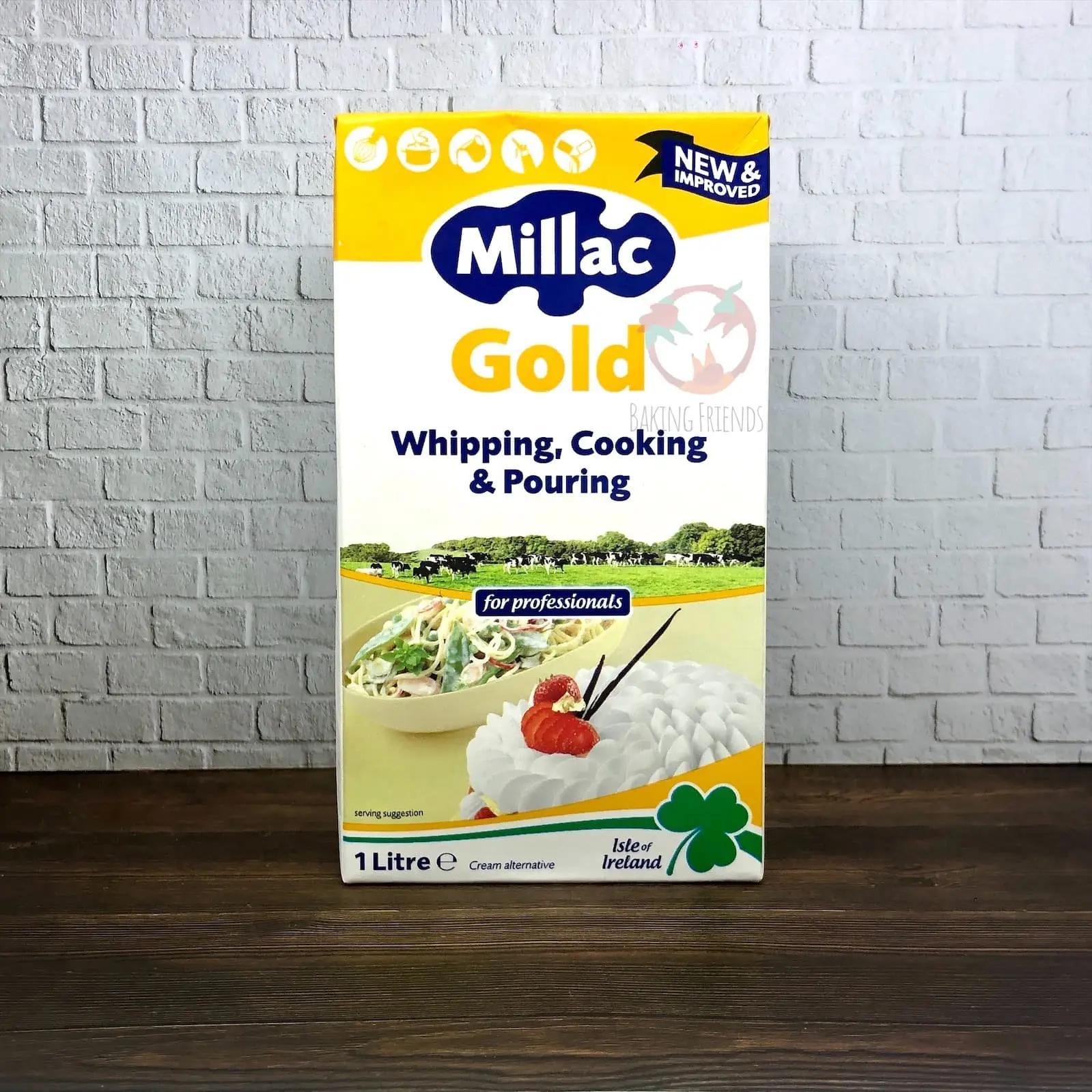 MILLAC GOLD CREAM 1 LITER / WHIPPING/COOKING/POURING CREAM Krim Baking