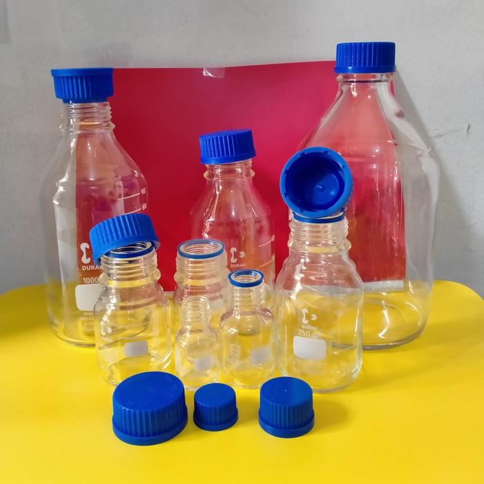 Jual Laboratory Bottle 150 ml/ Botol Lab/ Lab Botol 150 ml Tutup Biru ...