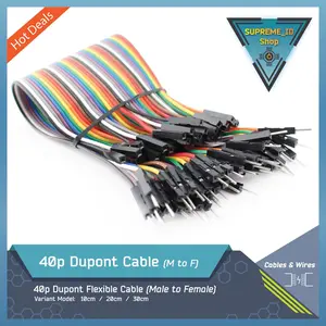 40p Dupont Breadboard Jumper Kabel Cable Male to Female | Arduino
