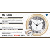 Gambar Jam Dinding Diamond 236-16 - Gold dari Homeklik Living Kota Bekasi 2 Tokopedia