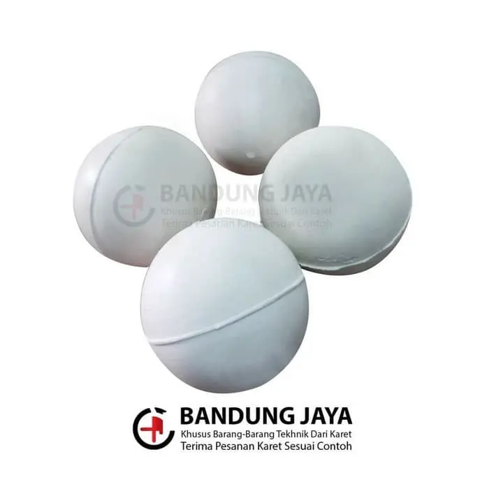 RUBBER BALL AYAKAN AYAK PUTIH 28 MM KARET BOLA 1