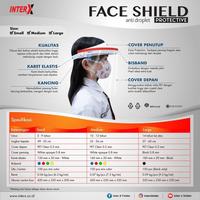 Gambar Face Shield InterX - Untuk Dewasa & Anak - Large dari Infonet Official Store Kota Administrasi Jakarta Utara 2 Tokopedia