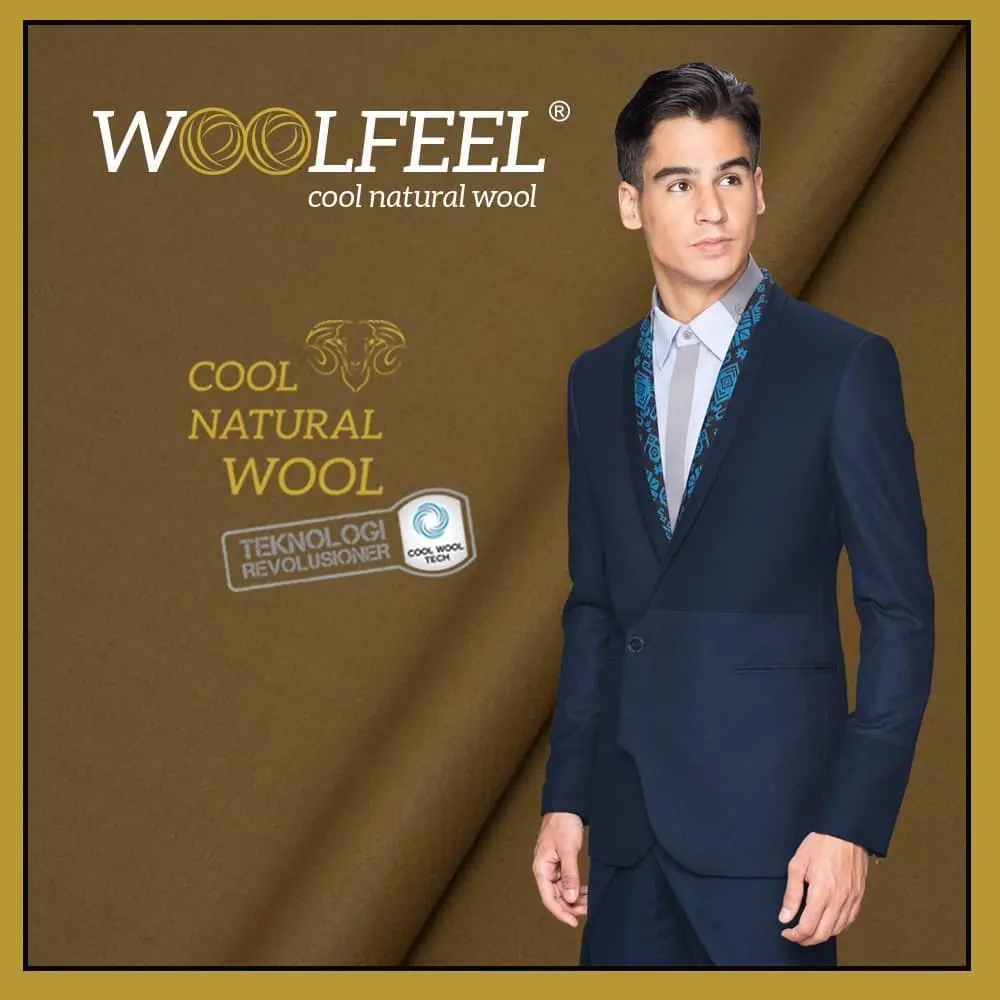 Fasentro Woolfeel Kain Bahan Meteran Berkualitas Maxistyle - 10cm