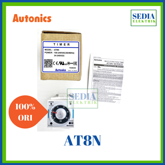 Jual TIMER AUTONICS AT8N AT-8N AT 8N 100-240VAC 24-240VDC PERSAMAAN ...