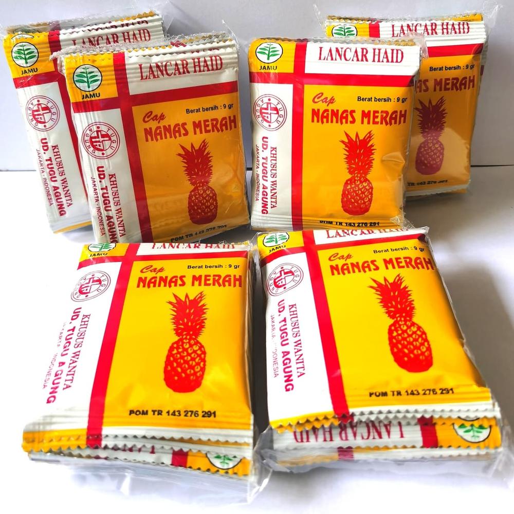 Jamu lancar haid nanas merah