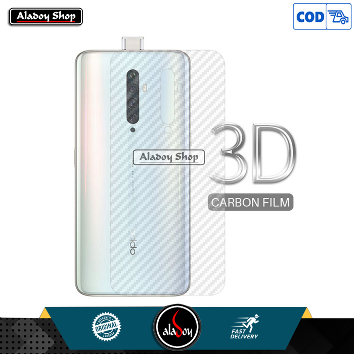 Gambar Garskin Carbon For Oppo Reno 2Z Back Screen Protector Skin Transparent dari Agora.official Kota Administrasi Jakarta Barat Tokopedia