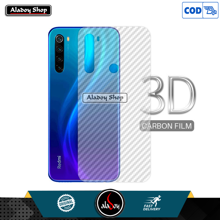 Gambar Garskin Carbon For Xiaomi Redmi Note 8 Back Screen Protector Skin dari Agora.official Kota Administrasi Jakarta Barat Tokopedia