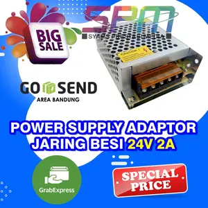 POWER SUPPLY JARINGAN ADAPTOR 24V 2A SWITCHING 2 Ampere 24 Volt DC