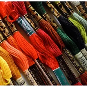 Benang Sulam Katun Kristik Embroidery DMC Art 117 Custom Order