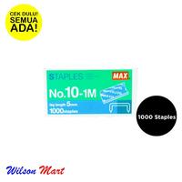 Gambar MAX STAPLES NO 10-1M 5 MM ISI 1000 dari Wilson Mart Kota Administrasi Jakarta Barat 1 Tokopedia
