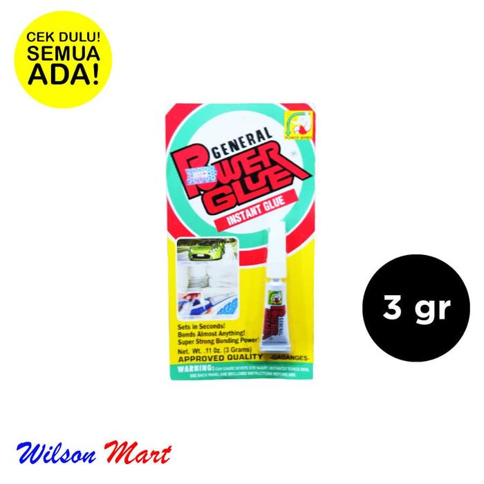 Gambar POWER GLUE INSTANT GLUE POWER SERIES 3 GRAM dari Wilson Mart Kota Administrasi Jakarta Barat Tokopedia