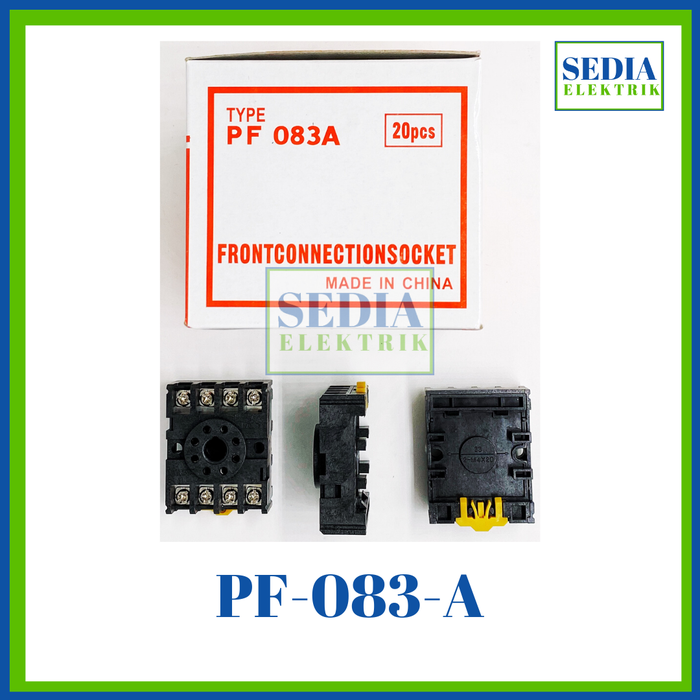 Jual SOCKET RELAY SOCKET TIMER PF-08A PF08A UNTUK MK2P MKS2P H3CR-A8 ...