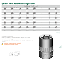 Gambar SOCKET 3/8 INCH 19 MM 12314 SATA TOOLS dari SATA OS Kota Administrasi Jakarta Utara 3 Tokopedia