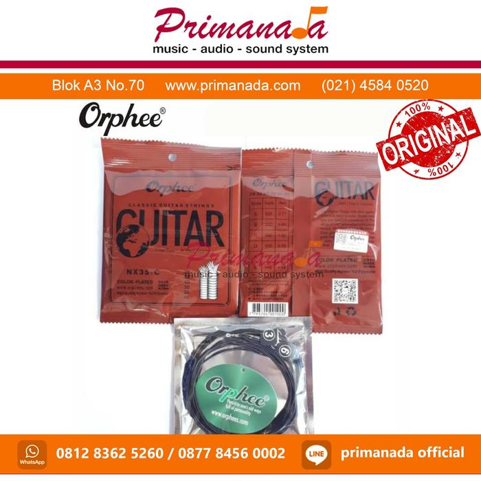 Gambar Senar Gitar Klasik Orphee NX35C Nylon NX 35C 35 C Classic Guitar dari Primanada Kota Administrasi Jakarta Utara Tokopedia