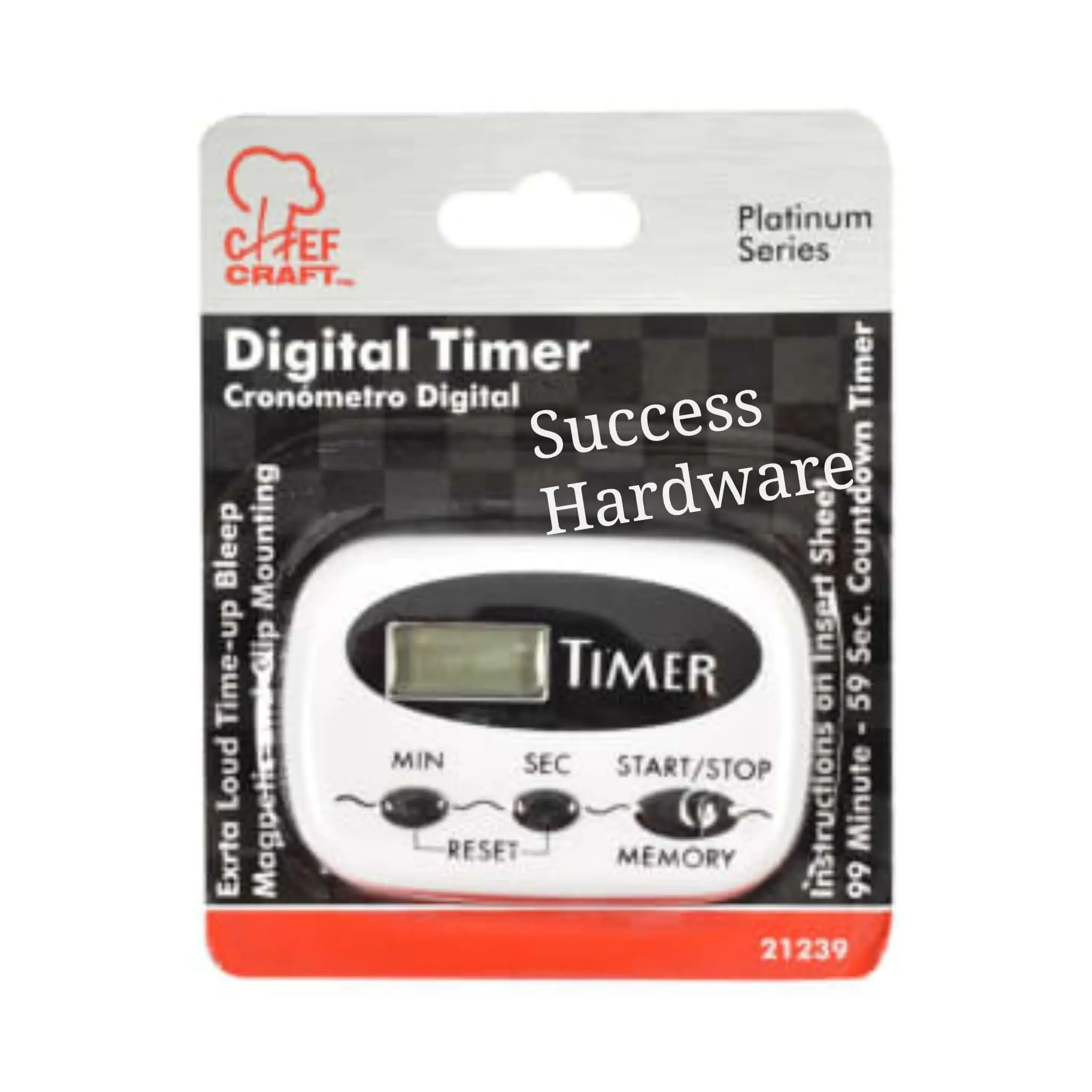 CHEF CRAFT TIMER DAPUR DIGITAL - PUTIH