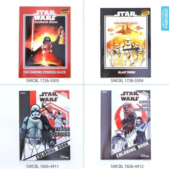 Gambar Coloring Book Star Wars LARGE . Buku Mewarnai Adinata - TheEmpireStrike dari Om Botak Shop Kab. Tangerang Tokopedia